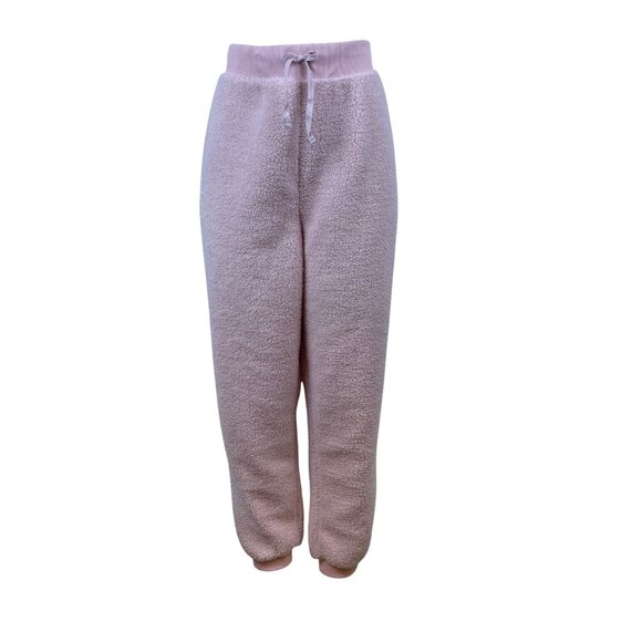 Miss Selfridge Pink Cozy Lounge Jogger Sweatpants & Pullover Top Set Sz 12 - Picture 4 of 12
